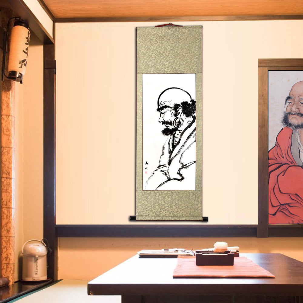 大量　掛軸　まとめて51本セット 書画 中国画 山水 花鳥日本画 佛画！ 倉出し掛け軸 書画 中国 掛け軸 老古錘 福寿海無量 山水画 彩色